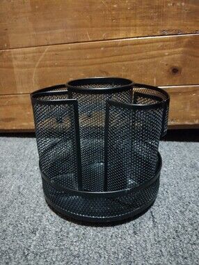 Unknown Brand Black Mesh Desk Organizer